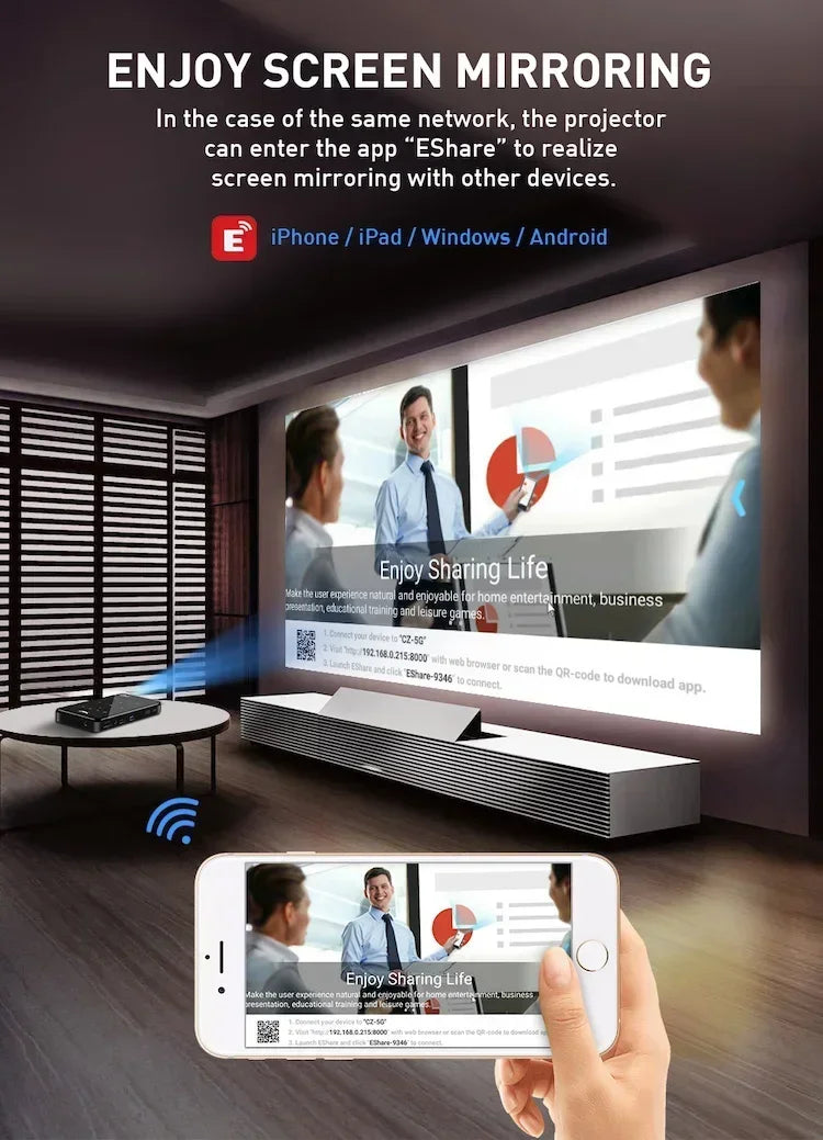 View-Go Portable Projector 4K